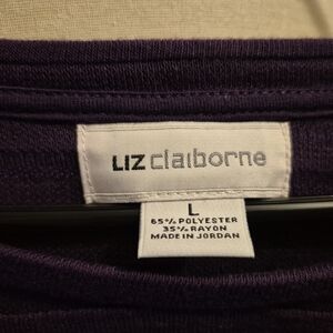Liz Claiborne Purple Top